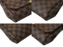 Load image into Gallery viewer, 極美品 LOUIS VUITTON ルイヴィトン ショルダーバッグ フェイボリットMM ダミエ N41129 ブラウン ゴールド金具 中古 4b000092