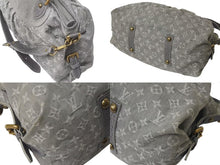 Load image into Gallery viewer, LOUIS VUITTON ルイヴィトン ネオカヴィMM 2WAYハンドバッグ M95837 モノグラムデニム グレー アンティークゴールド 美品 中古 4b000097