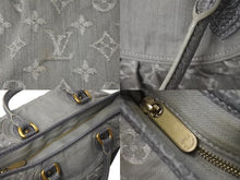 Load image into Gallery viewer, LOUIS VUITTON ルイヴィトン ネオカヴィMM 2WAYハンドバッグ M95837 モノグラムデニム グレー アンティークゴールド 美品 中古 4b000097