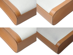 CELINE セリーヌ ミニバーティカルカバ 2WAYショルダーバッグ 193302BNZ.02NT コットンキャンバス レザー ベージュ 美品 中古 4b000099