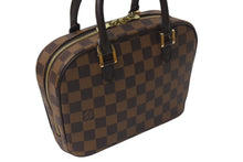 Load image into Gallery viewer, 極美品 LOUIS VUITTON ルイヴィトン ダミエ エベヌ サリア ミニ ハンドバッグ N51286 PVC レザー ブラウン ロゴ 手持ち 鞄 美品 中古 4b000102