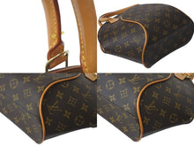 Load image into Gallery viewer, LOUISVUITTON ルイヴィトン エリプスPM ハンドバッグ モノグラム M51127 PVC ヌメ革 ブラウン ゴールド金具 美品 中古 4b000105
