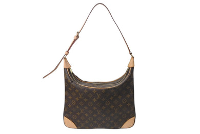 LOUIS VUITTON ルイヴィトン ブローニュ ショルダーバッグ M51265 モノグラムキャンバス ゴールド金具 ブラウン 美品 中古 4b000106