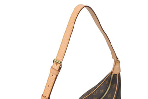LOUIS VUITTON ルイヴィトン ブローニュ ショルダーバッグ M51265 モノグラムキャンバス ゴールド金具 ブラウン 美品 中古 4b000106