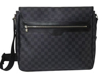 Load image into Gallery viewer, 極美品 LOUIS VUITTON ルイヴィトン ダニエルGM ショルダーバック N58033 ダミエグラフィット シルバー金具 ブラック 中古 4b000121