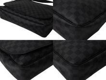 Load image into Gallery viewer, 極美品 LOUIS VUITTON ルイヴィトン ダニエルGM ショルダーバック N58033 ダミエグラフィット シルバー金具 ブラック 中古 4b000121