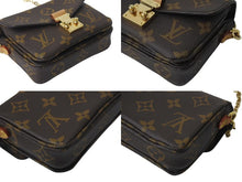 Load image into Gallery viewer, 極美品 LOUIS VUITTON ルイヴィトン マイクロメティス ショルダーバッグ M81267 モノグラムキャンバス ブラウン 中古 4b000135