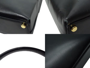 Salvatore Ferragamo サルヴァトーレフェラガモ ガンチーニ 2WAYバッグ ハンドバッグ ブラック カーフ 美品 中古 4b000137