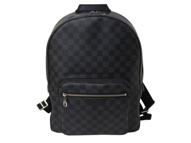 極美品 LOUIS VUITTON ルイヴィトン グラフィット ジョッシュ リュック バックパック ブラック N40365 シルバー金具 中古 4b000145