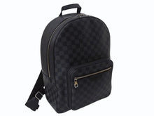 画像をギャラリービューアに読み込む, 極美品 LOUIS VUITTON ルイヴィトン グラフィット ジョッシュ リュック バックパック ブラック N40365 シルバー金具 中古 4b000145