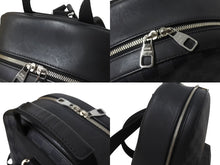 画像をギャラリービューアに読み込む, 極美品 LOUIS VUITTON ルイヴィトン グラフィット ジョッシュ リュック バックパック ブラック N40365 シルバー金具 中古 4b000145
