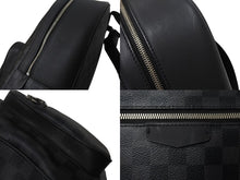 画像をギャラリービューアに読み込む, 極美品 LOUIS VUITTON ルイヴィトン グラフィット ジョッシュ リュック バックパック ブラック N40365 シルバー金具 中古 4b000145