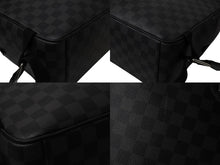 画像をギャラリービューアに読み込む, 極美品 LOUIS VUITTON ルイヴィトン グラフィット ジョッシュ リュック バックパック ブラック N40365 シルバー金具 中古 4b000145