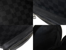 画像をギャラリービューアに読み込む, 極美品 LOUIS VUITTON ルイヴィトン グラフィット ジョッシュ リュック バックパック ブラック N40365 シルバー金具 中古 4b000145