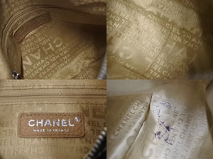 CHANEL シャネル ワンショルダーバッグ 8番台 フリンジ タッセル ココマーク ロゴ エンボス レザー ブラック シルバー金具 美品 中古 4b000149