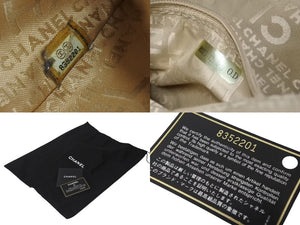 CHANEL シャネル ワンショルダーバッグ 8番台 フリンジ タッセル ココマーク ロゴ エンボス レザー ブラック シルバー金具 美品 中古 4b000149