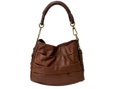 極美品 Christian Dior クリスチャンディオール Libertine Hobo リバティーン ホーボー ワンショルダーバッグ プリーツ レザー 中古 4b000164