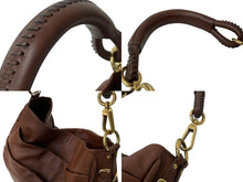 Load image into Gallery viewer, 極美品 Christian Dior クリスチャンディオール Libertine Hobo リバティーン ホーボー ワンショルダーバッグ プリーツ レザー 中古 4b000164