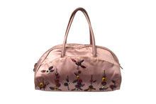 Load image into Gallery viewer, PRADA プラダ ハンドバッグ 刺繍 ミニハンドバッグ B11063 ピンク系 サテン シルバー金具 美品 中古 4b000165