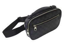 画像をギャラリービューアに読み込む, LOUIS VUITTON ルイヴィトン ダミエ・グラフィット Ambler アンブレール ボディバッグ N41289 CA1185 ブラック 美品 中古 4b000177