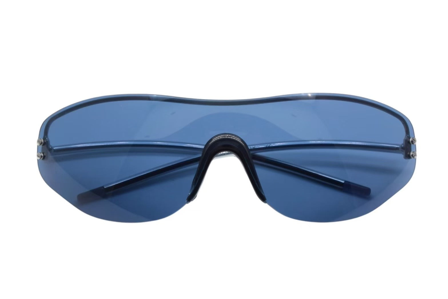 ルイヴィトン LV カップ 2000 サングラス ヴィトンカップ Authentic Louis Vuitton Cup 2000 Semi-Rimless Blue Shield