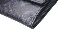 画像をギャラリービューアに読み込む, 極美品 LOUIS VUITTON ルイヴィトン ディスカバリーコンパクトウォレット 三つ折り財布 M67630 モノグラムエクリプスキャンバス 中古 4b000182