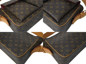 極美品 LOUISVUITTON ルイヴィトン ヴィバシテGM ワンショルダーバッグ M51163 モノグラム PVC レザー ゴールド金具 中古 4b000188