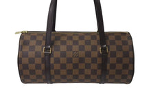 Load image into Gallery viewer, 極美品 LOUIS VUITTON ルイヴィトン ハンドバッグ パピヨン30 ダミエキャンバス N51303 ブラウン ゴールド金具 中古 4b000189