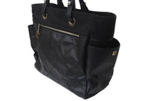 Load image into Gallery viewer, 新品同様 CHANEL シャネル パリビアリッツ トートバッグMM ココマーク A34209 コーティングキャンバス レザー シルバー金具 中古 4b000192