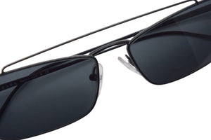 極美品 PRADA プラダ Ultravox ウルトラヴォックス サングラス SPR64U イタリア製 メタルブラック サイズ67☐16 中古 4b000193 