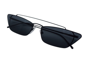 極美品 PRADA プラダ Ultravox ウルトラヴォックス サングラス SPR64U イタリア製 メタルブラック サイズ67☐16 中古 4b000193 