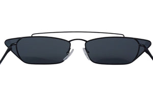 極美品 PRADA プラダ Ultravox ウルトラヴォックス サングラス SPR64U イタリア製 メタルブラック サイズ67☐16 中古 4b000193 