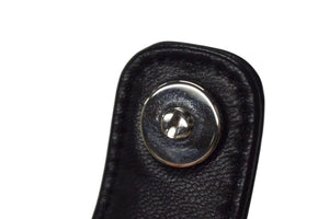 極美品 CHANEL シャネル ポーチ コインケース A48227 キルティング ココマーク ブラック シルバー金具 中古 4b000194