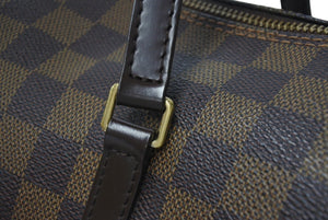 LOUIS VUITTON ルイヴィトン ハンドバッグ パピヨン30 ダミエキャンバス N51303 ブラウン ゴールド金具 美品 中古 4b000197