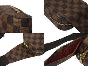LOUIS VUITTON ルイヴィトン ショルダーバッグ ジェロニモス ダミエキャンバス ブラウン N51994 美品 中古 4b000198 正規品