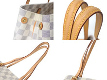 Load image into Gallery viewer, LOUIS VUITTON ルイヴィトン ダミエアズールキャンバス カバPM トートバッグ N41376 DU1114 ホワイト 美品 中古 4b000199