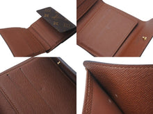 画像をギャラリービューアに読み込む, LOUIS VUITTON ルイヴィトン モノグラム ポルトフォイユエリーズ Wホック 二つ折り財布 M61654 ブラウン 美品 中古 4b000206