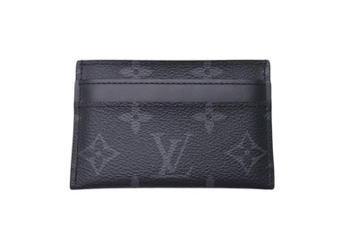 極美品 LOUIS VUITTON ルイヴィトン カードケース ポルト カルト ダブル モノグラム エクリプス キャンバス M62170 中古 4b000207