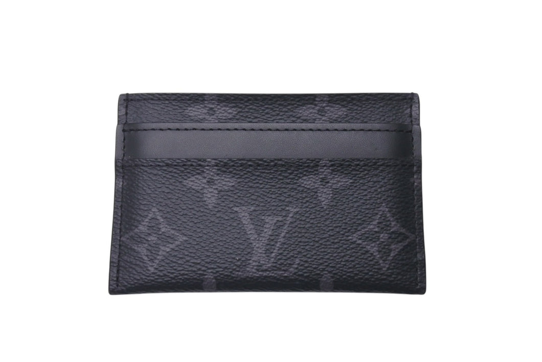 極美品 LOUIS VUITTON ルイヴィトン カードケース ポルト カルト ダブル モノグラム エクリプス キャンバス M62170 中古 4b000207