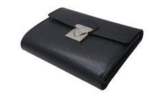 画像をギャラリービューアに読み込む, LOUIS VUITTON ルイヴィトン エピ ポルトフォイユコアラ ノワール M58012 三つ折り財布 ブラック SR0095 美品 中古 4b000208