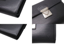 画像をギャラリービューアに読み込む, LOUIS VUITTON ルイヴィトン エピ ポルトフォイユコアラ ノワール M58012 三つ折り財布 ブラック SR0095 美品 中古 4b000208