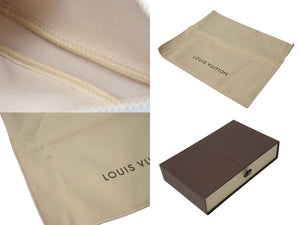 新品同様 LOUIS VUITTON ルイヴィトン ミニポシェットアクセソワール アクセサリーポーチ N58010 ダミエアズール ホワイト 中古 4b000210
