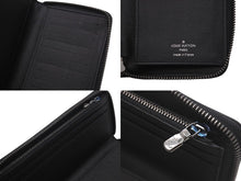画像をギャラリービューアに読み込む, 新品同様 LOUIS VUITTON ルイヴィトン ジッピーウォレット ヴェルティカル 長財布 M62295 モノグラムエクリプス ブラック 中古 4b000213