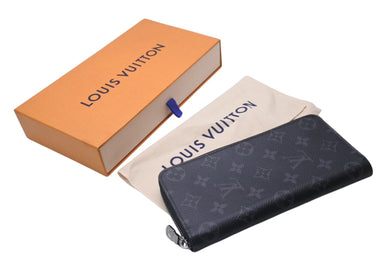 新品同様 LOUIS VUITTON ルイヴィトン ジッピーウォレット ヴェルティカル 長財布 M62295 モノグラムエクリプス ブラック 中古 4b000213