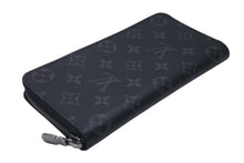 画像をギャラリービューアに読み込む, 新品同様 LOUIS VUITTON ルイヴィトン ジッピーウォレット ヴェルティカル 長財布 M62295 モノグラムエクリプス ブラック 中古 4b000213