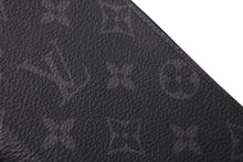 画像をギャラリービューアに読み込む, 新品同様 LOUIS VUITTON ルイヴィトン ジッピーウォレット ヴェルティカル 長財布 M62295 モノグラムエクリプス ブラック 中古 4b000213