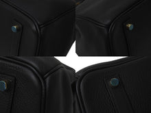 Load image into Gallery viewer, 極美品 HERMES エルメス BIRKIN バーキン35 ブラック シルバー金具 トリヨンクレマンス ハンドバッグ □L刻印 中古 4b000219