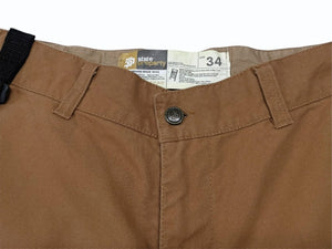 STATE PROPERTY x ROCAWEAR ステイトプロパティ ロカウェア カーゴパンツ ワーク ブラウン サイズ34 美品 中古 4b000222