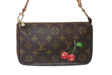 Load image into Gallery viewer, 極美品 LOUIS VUITTON ルイヴィトン モノグラム チェリー ポシェットアクセソワール アクセサリーポーチ 村上隆 M95008 中古 4b000232