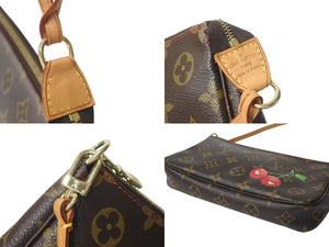 極美品 LOUIS VUITTON ルイヴィトン モノグラム チェリー ポシェットアクセソワール アクセサリーポーチ 村上隆 M95008 中古 4b000232